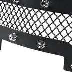 2015-2018 Chevrolet Suburban/Tahoe Rivet Style Black Stainless Steel 2PC Mesh Grille Insert