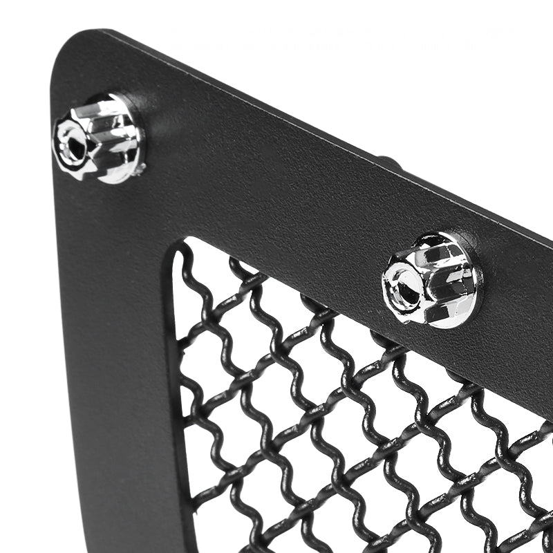2015-2018 Chevrolet Suburban/Tahoe Rivet Style Black Stainless Steel 2PC Mesh Grille Insert