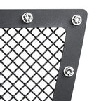 2015-2018 Chevrolet Suburban/Tahoe Rivet Style Black Stainless Steel 2PC Mesh Grille Insert