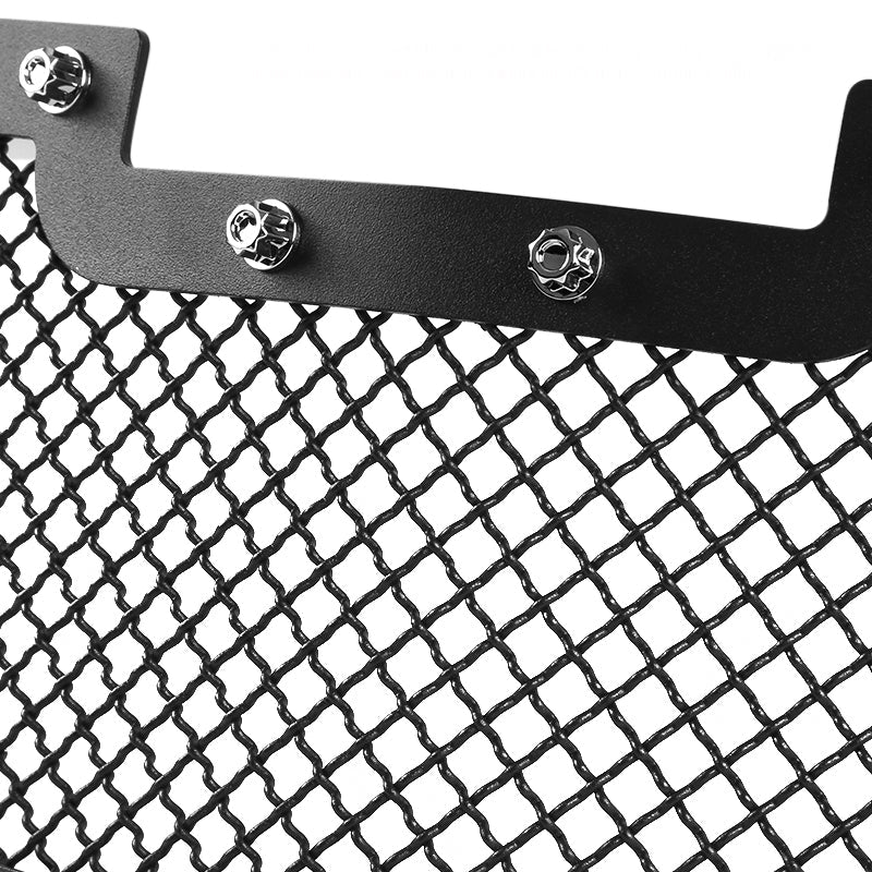 2015-2018 Chevrolet Suburban/Tahoe Rivet Style Black Stainless Steel 2PC Mesh Grille Insert