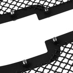 2015-2018 Chevrolet Suburban/Tahoe Rivet Style Black Stainless Steel 2PC Mesh Grille Insert