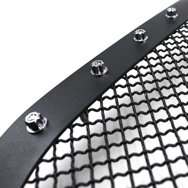 2010-2013 Toyota Tundra Rivet Style Black Stainless Steel Mesh Grille Insert