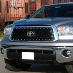 2010-2013 Toyota Tundra Rivet Style Black Stainless Steel Mesh Grille Insert