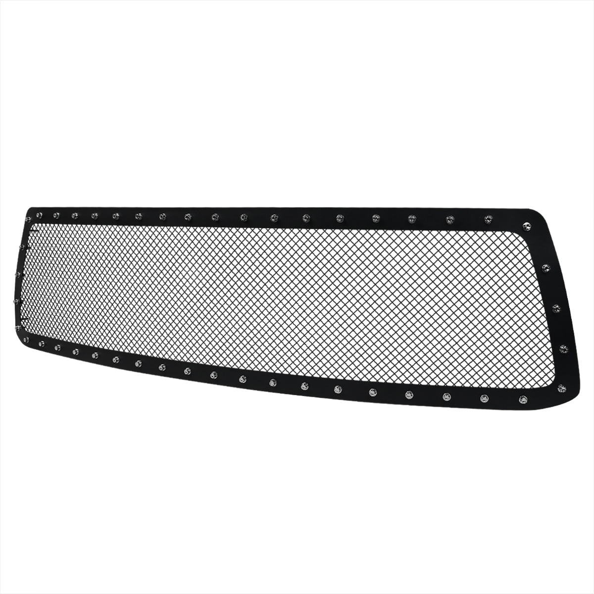 2010-2013 Toyota Tundra Rivet Style Black Stainless Steel Mesh Grille Insert