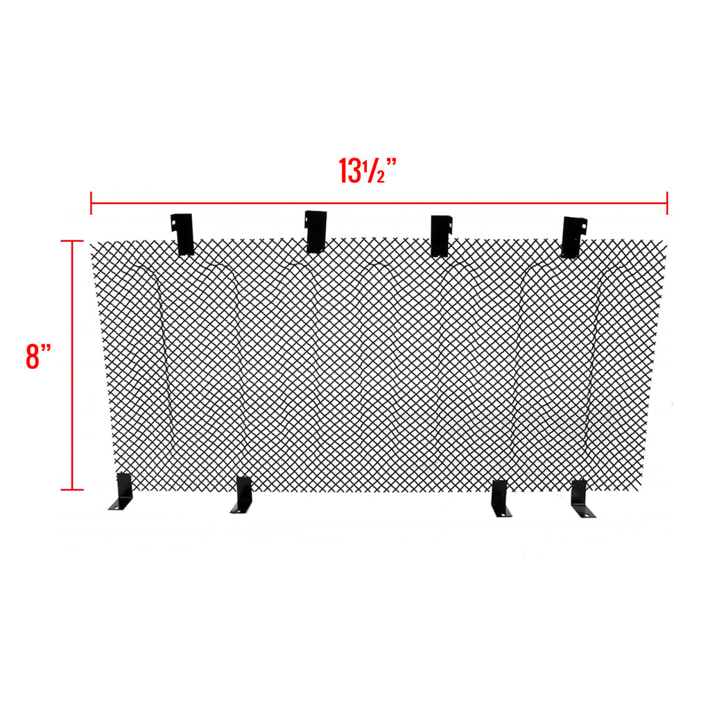 2007-2018 Jeep Wrangler JK Black Stainless Steel Mesh Grille inserts