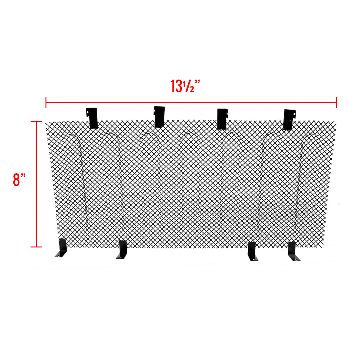 2007-2018 Jeep Wrangler JK Black Stainless Steel Mesh Grille inserts