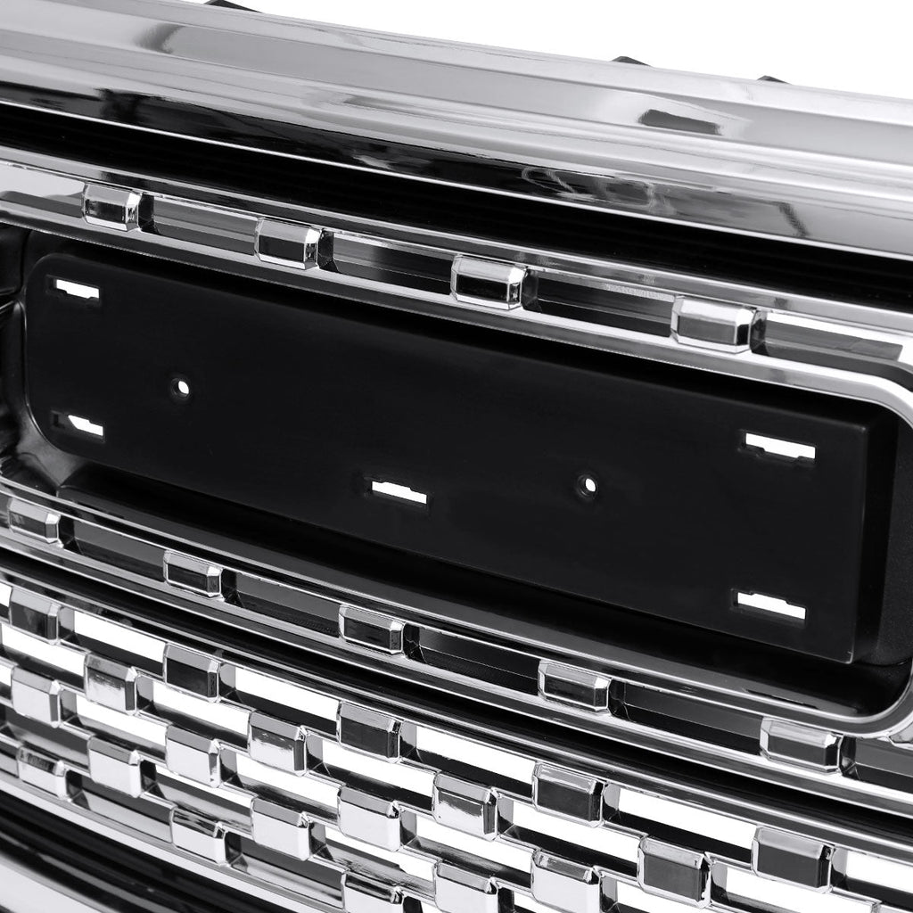 2017-2019 GMC Acadia Chrome Denali Style Mesh Front Upper Hood Grille