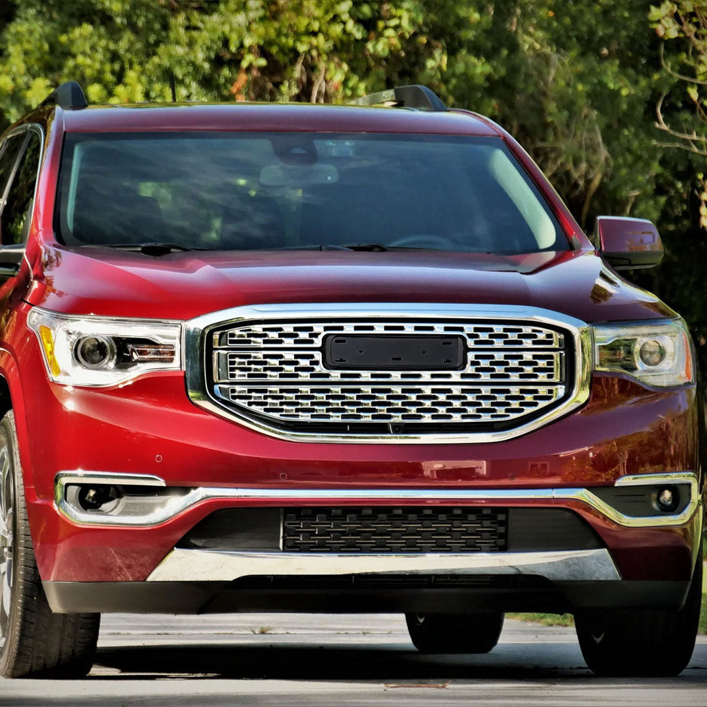 2017-2019 GMC Acadia Chrome Denali Style Mesh Front Upper Hood Grille