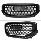 2017-2019 GMC Acadia Glossy Black Denali Style Mesh Front Upper Hood Grille