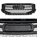 2017-2019 GMC Acadia Glossy Black Denali Style Mesh Front Upper Hood Grille