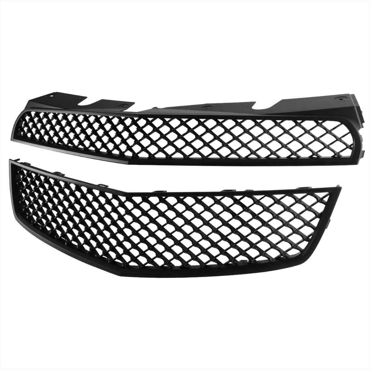 2010-2015 Chevrolet Equinox Black ABS 2PC Mesh Grille
