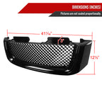 2002-2007 GMC Envoy Glossy Black ABS Mesh Grille