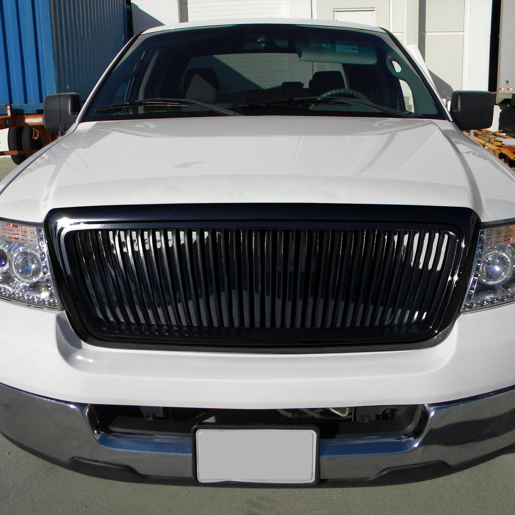 2004-2008 Ford F-150/ 2006-2008 Lincoln Mark LT Black ABS Vertical Grille