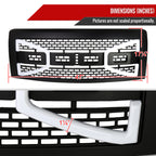 2009-2014 Ford F-150 Black Raptor Style Mesh Grille with LED Light Bar