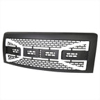2009-2014 Ford F-150 Black Raptor Style Mesh Grille with LED Light Bar
