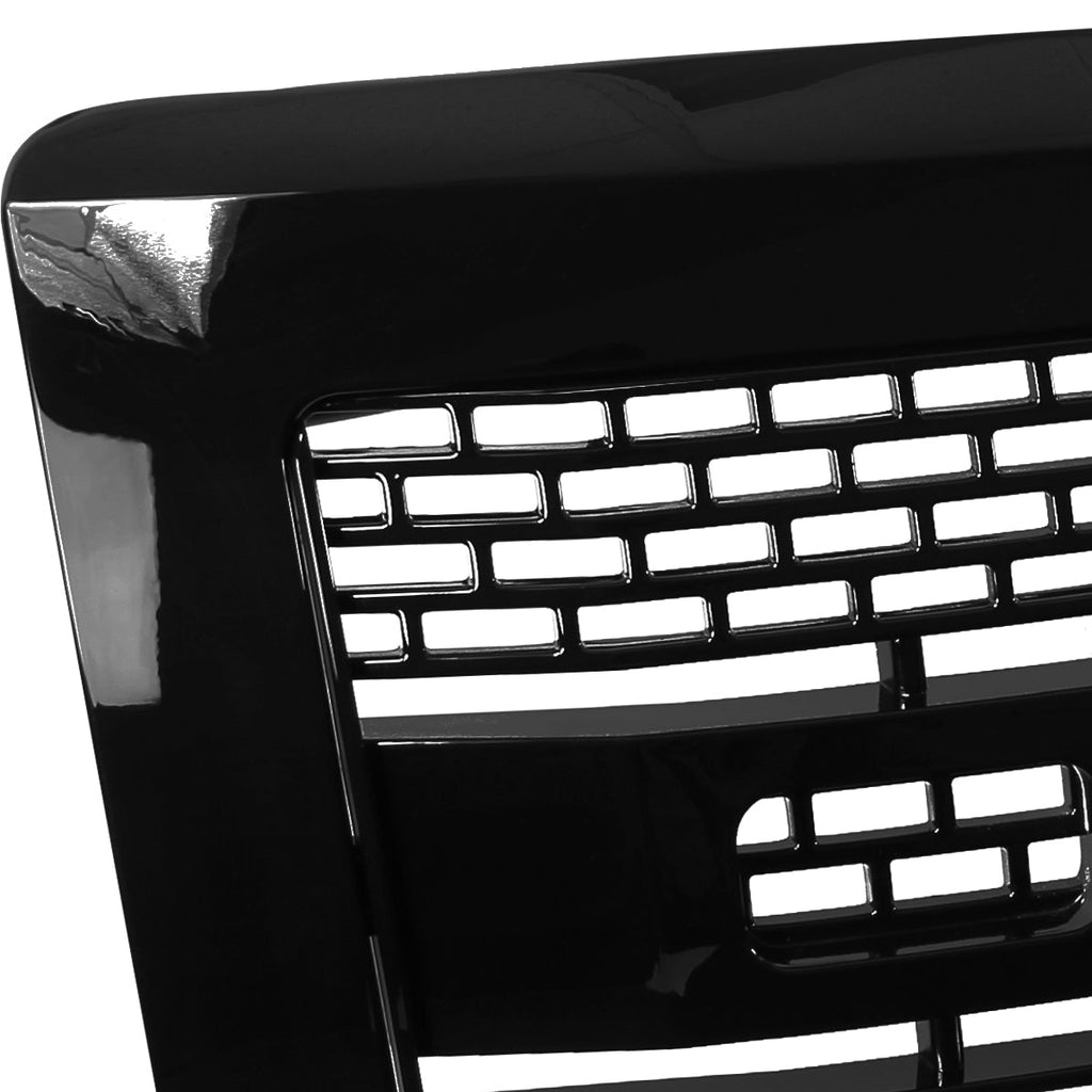 2009-2014 Ford F-150 Raptor Style Glossy Black ABS Grille