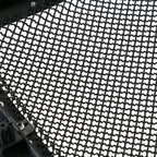 2009-2014 Ford F-150 Glossy Black ABS Rivet Style Grille w/ Stainless Steel Mesh