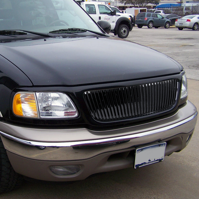 1999-2004 Ford F-150/Expedition Black ABS Vertical Grille