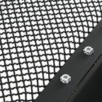 2005-2007 Ford F-250/F-350/F-450/F-550/Excursion Black ABS Rivet Style Grille w/ Stainless Steel Mesh