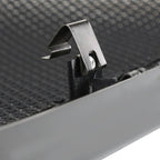 2005-2007 Ford F-250/F-350/F-450/F-550/Excursion Black ABS Rivet Style Grille w/ Stainless Steel Mesh