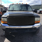 1999-2004 Ford F-250/F-350/Excursion Black ABS Mesh Grille