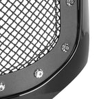 1999-2004 Ford F-250/F-350/Excursion Black ABS Rivet Style Grille w/ Stainless Steel Mesh