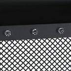 1999-2004 Ford F-250/F-350/Excursion Black ABS Rivet Style Grille w/ Stainless Steel Mesh