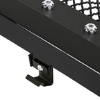 1999-2004 Ford F-250/F-350/Excursion Black ABS Rivet Style Grille w/ Stainless Steel Mesh