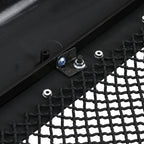 1999-2004 Ford F-250/F-350/Excursion Black ABS Rivet Style Grille w/ Stainless Steel Mesh