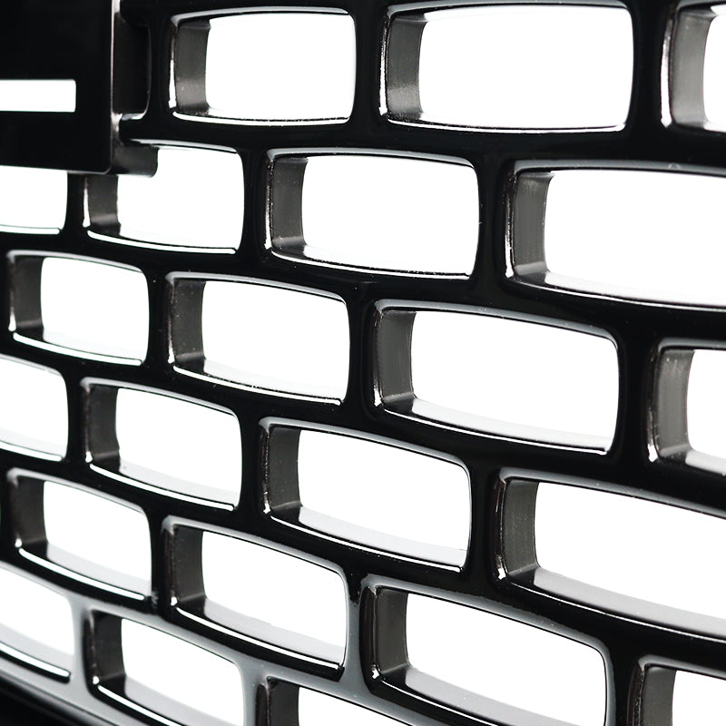 2014-2015 GMC Sierra 1500 Glossy Black ABS Denali Style Square Mesh Grille