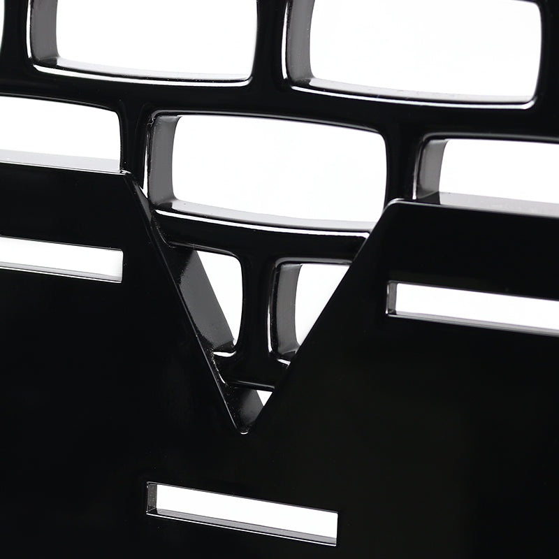 2014-2015 GMC Sierra 1500 Glossy Black ABS Denali Style Square Mesh Grille