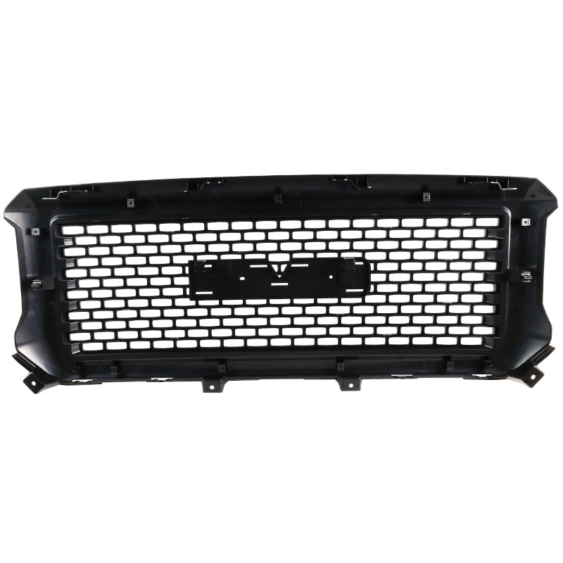 2014-2015 GMC Sierra 1500 Glossy Black ABS Denali Style Square Mesh Grille