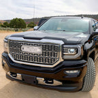 2016-2018 GMC Sierra 1500 Chrome Mesh Denali Style Hood Replacement Grille