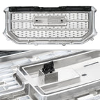 2016-2018 GMC Sierra 1500 Chrome Mesh Denali Style Hood Replacement Grille