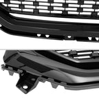 2016-2018 GMC Sierra 1500 Glossy Black Mesh Denali Style Hood Replacement Grille