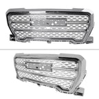 2019-2021 GMC Sierra 1500 Chrome Denali Style Mesh Front Upper Hood Grille