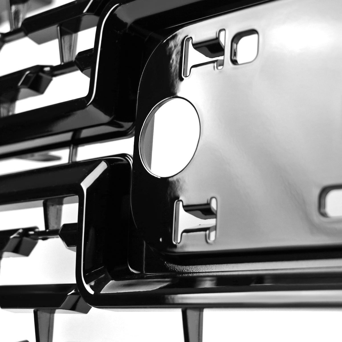 2019-2020 GMC Sierra 1500 Glossy Black ABS Mesh Grille