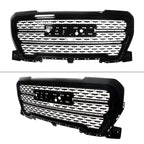2019-2021 GMC Sierra 1500 Matte Black Denali Style Mesh Front Upper Hood Grille