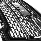 2019-2021 GMC Sierra 1500 Matte Black Denali Style Mesh Front Upper Hood Grille