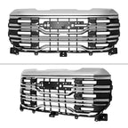 2022-2025 GMC Sierra 1500 Chrome AT4 Style Mesh Front Upper Hood Grille