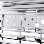 2022-2025 GMC Sierra 1500 Chrome Denali Style Front Upper Mesh Hood Grille