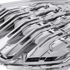 2022-2025 GMC Sierra 1500 Chrome Denali Style Front Upper Mesh Hood Grille