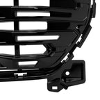 2022-2025 GMC Sierra 1500 Glossy Black Denali Style Front Upper Mesh Hood Grille