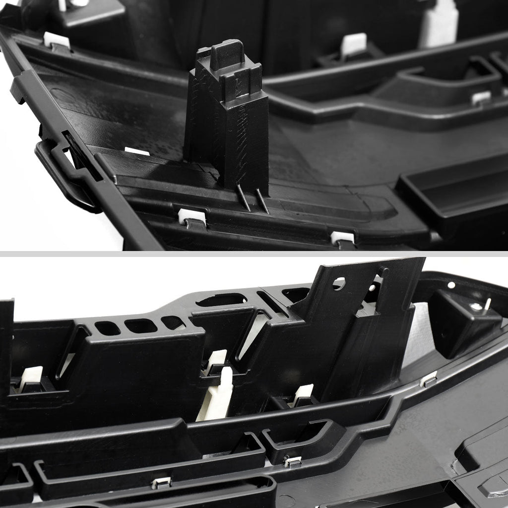 2022-2025 GMC Sierra 1500 Glossy Black SLE Style Mesh Front Upper Hood Grille