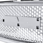 1999-2002 GMC Sierra 1500 2500LD/ 2000-2006 Yukon + XL Chrome ABS Round Hole Mesh Grille