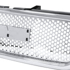 1999-2002 GMC Sierra 1500 2500LD/ 2000-2006 Yukon + XL Chrome ABS Round Hole Mesh Grille