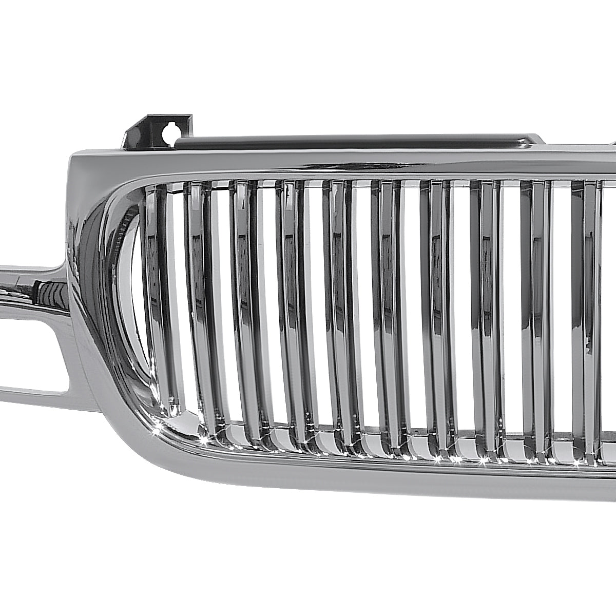 1999-2002 GMC Sierra 1500 2500LD/ 2000-2006 Yukon + XL Chrome ABS Vertical Grille