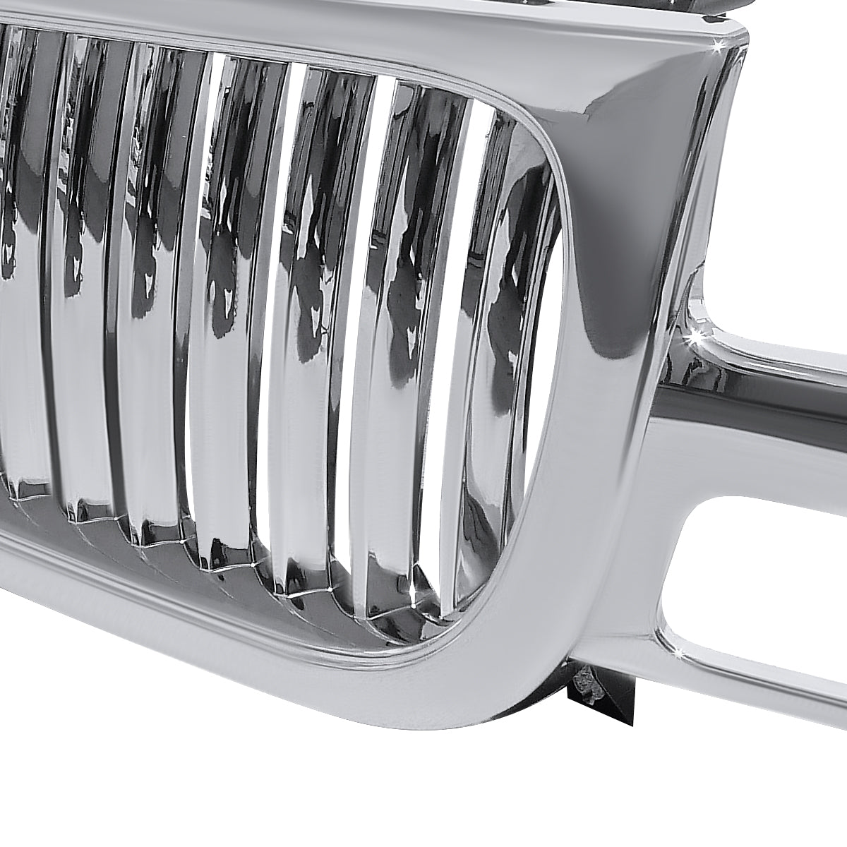 1999-2002 GMC Sierra 1500 2500LD/ 2000-2006 Yukon + XL Chrome ABS Vertical Grille