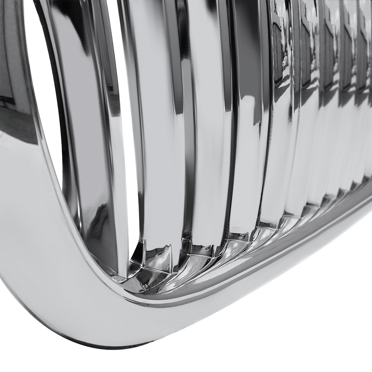 1999-2002 GMC Sierra 1500 2500LD/ 2000-2006 Yukon + XL Chrome ABS Vertical Grille