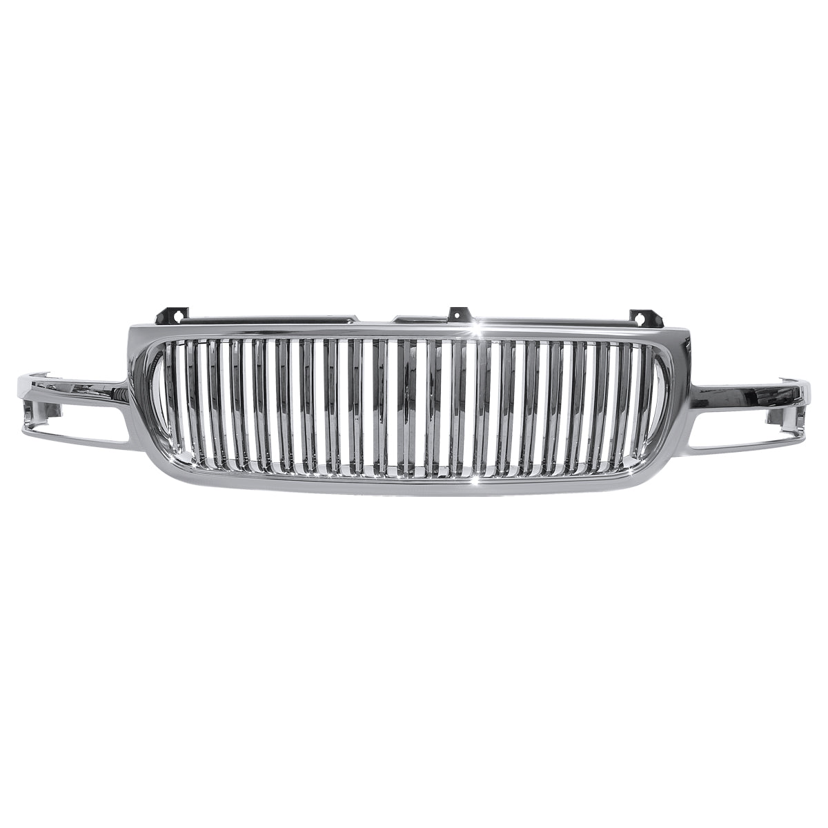 1999-2002 GMC Sierra 1500 2500LD/ 2000-2006 Yukon + XL Chrome ABS Vertical Grille